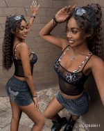 Amplova Leopard Print Padded Triangle Bra