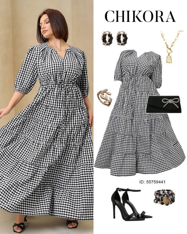 Chikora Plus Size Casual Everyday Dresses