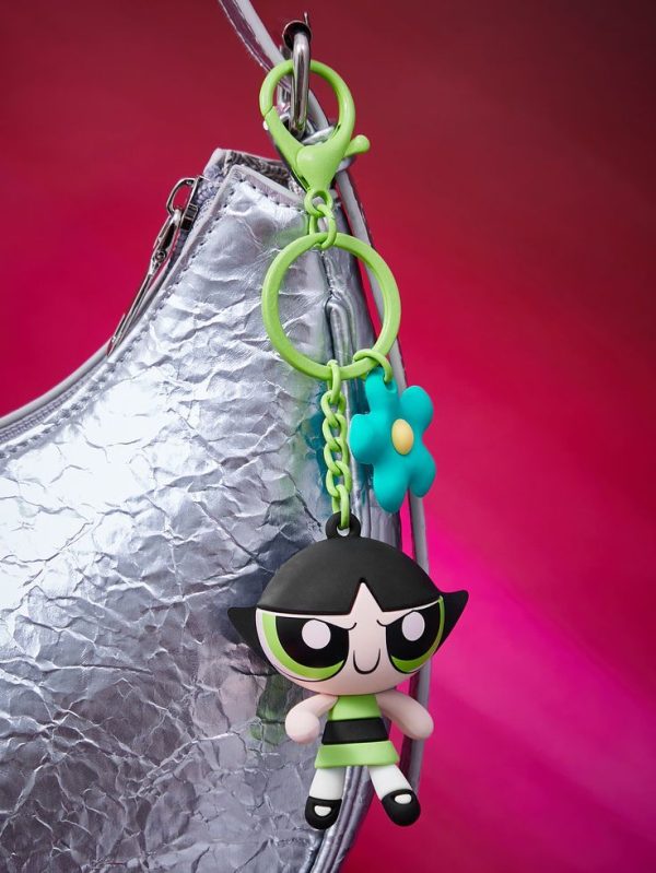 THE POWERPUFF GIRLS X SHEIN Cute Buttercup Pendant Keychain For Bag Or Keyring