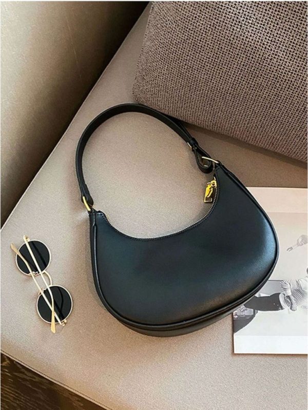 Minimalist Baguette Bag Lightweight Casual Business Handbag For Teen Girls Women Students