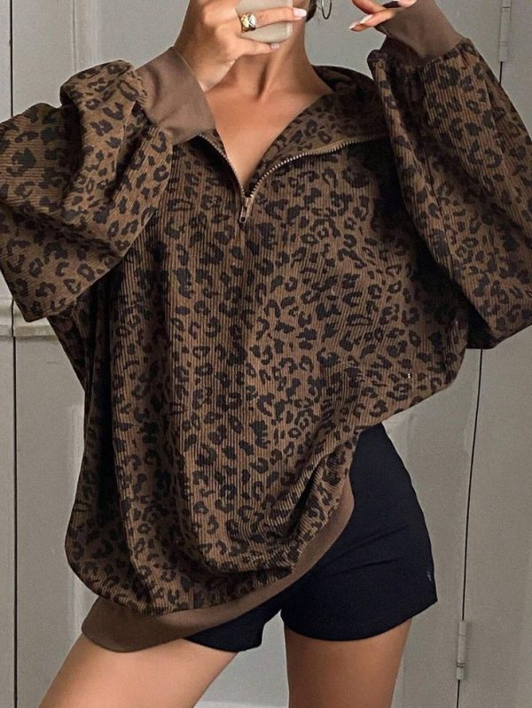 Leopard Print Sweatshirt