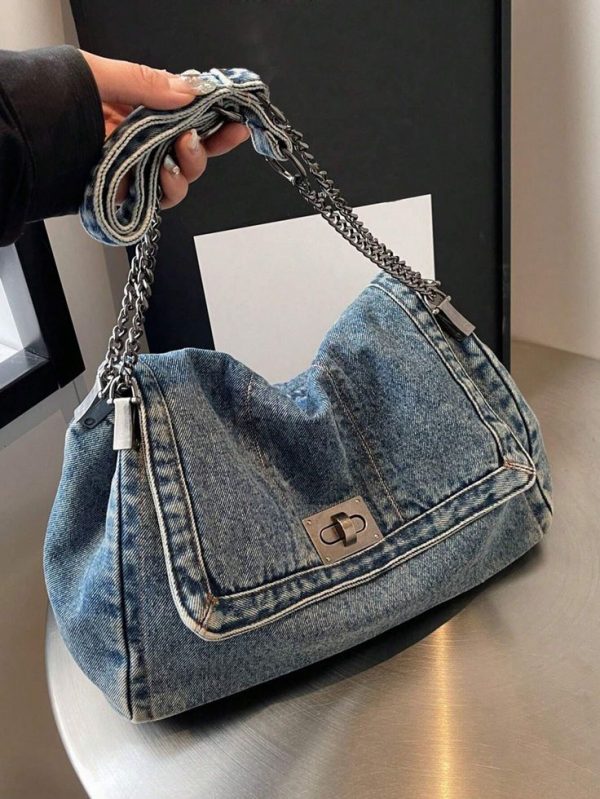 Slouchy Style Casual Tote Bag