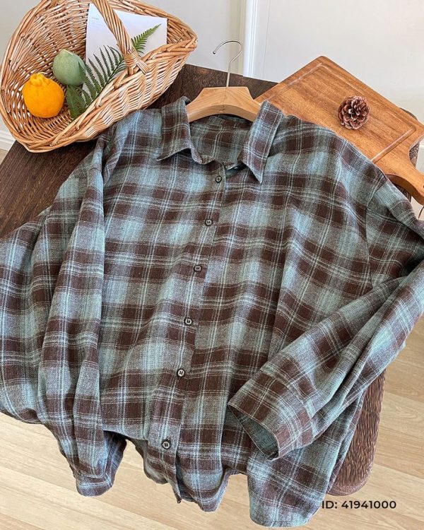 Long Sleeve Plaid Shirt