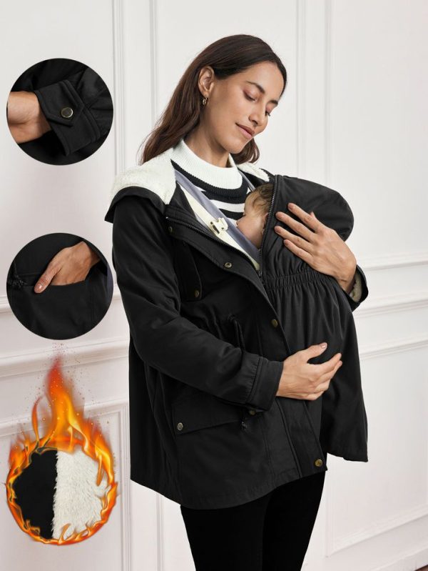 Maternity Hooded Down Jacket