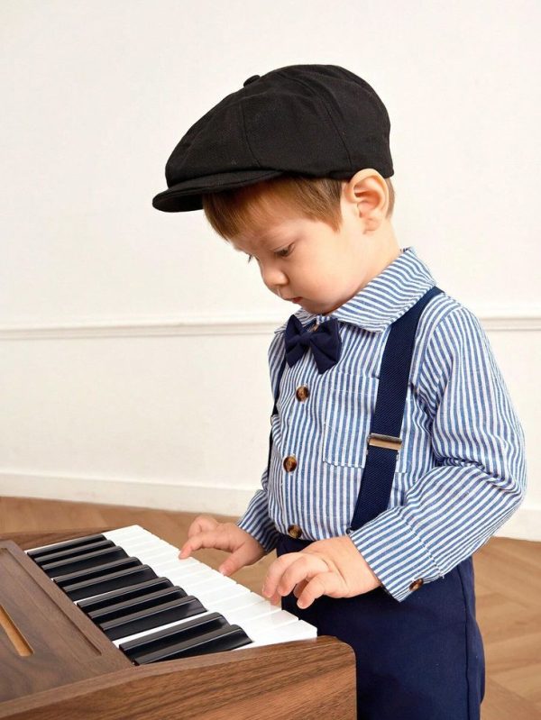 Shirt With Tie And Pants Set