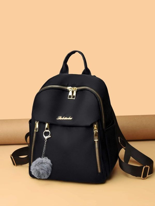 Lightweight Letter Graphic Backpack