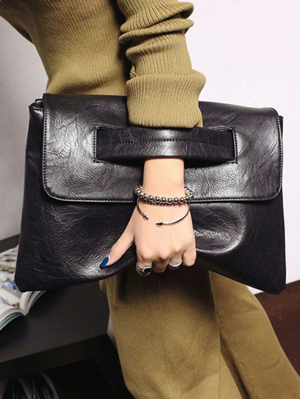 Large Black Square Bag Vintage