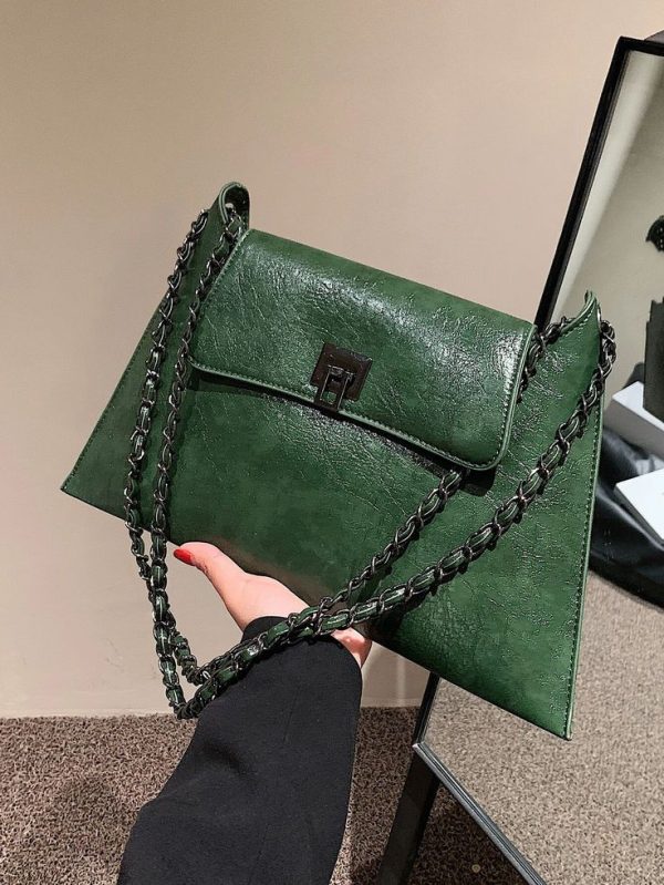 Vintage Tote Envelope Shoulder Bag