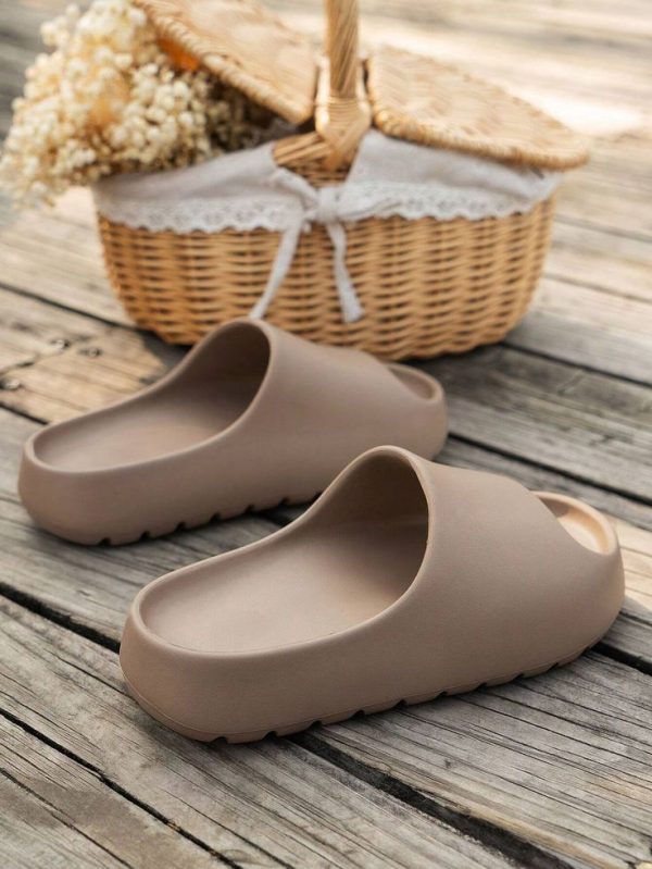 Open Toe Plastic Slippers