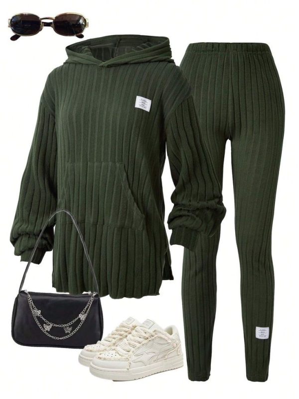 Hoodie Sweatshirt And Pants Outfit