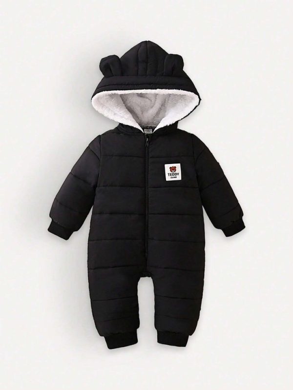 Baby Boy Black Trendy Jumpsuit
