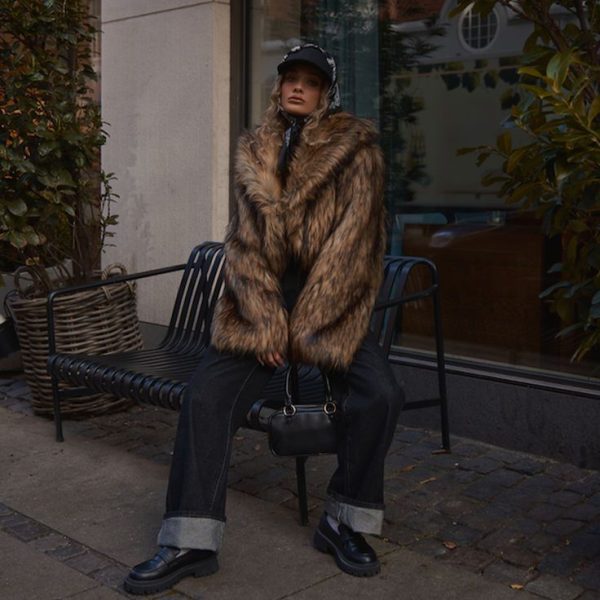 Faux Fur Oversized Coat