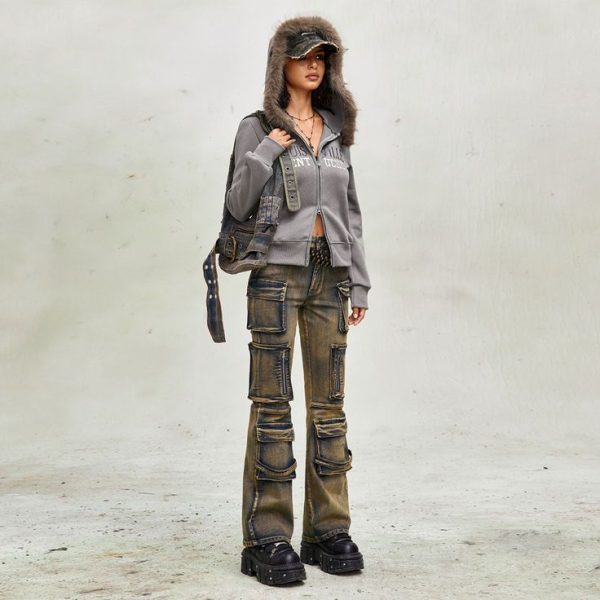 Women Flare Leg Jeans