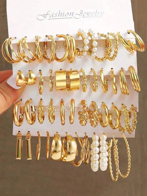 Multi-Layered Wide Twist Earrings