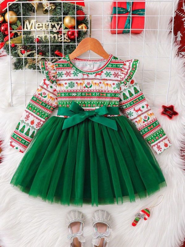 Bow-Tie Waist Casual Dress