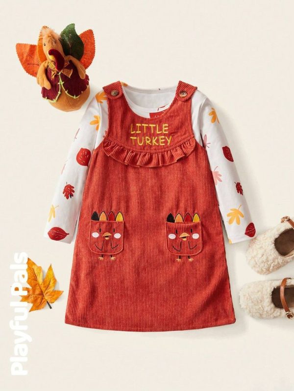 Full Print T-Shirt & Bib Dress