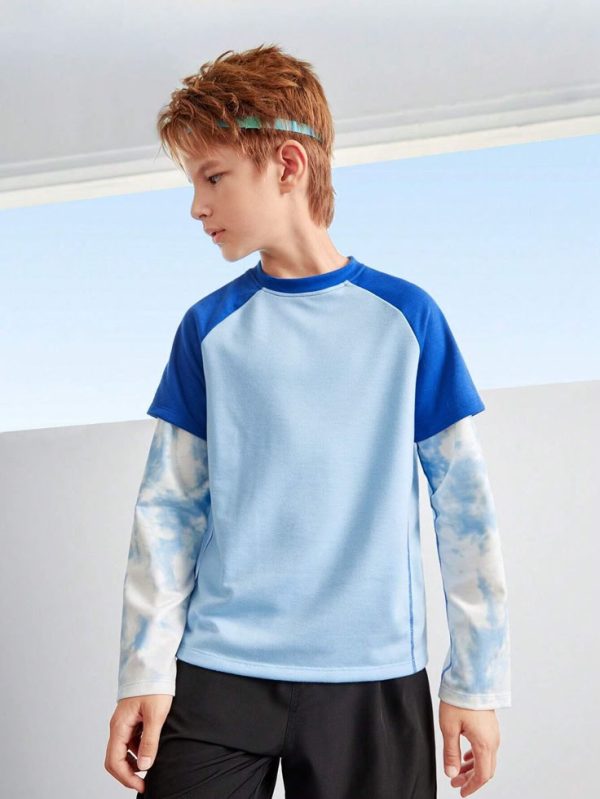 Tween Boys 2 In 1 Long Sleeve Casual Hoodie