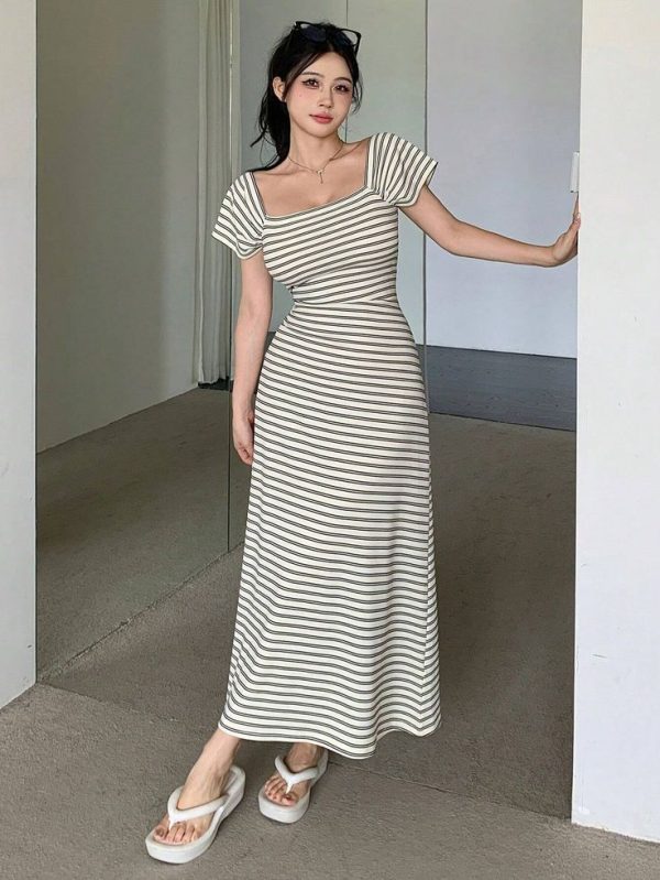 DAZY Women's Open Shoulder Dress