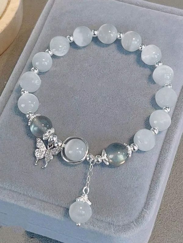 1pc Strand Beads Bracelet For Women Korean Fashion Jewelry