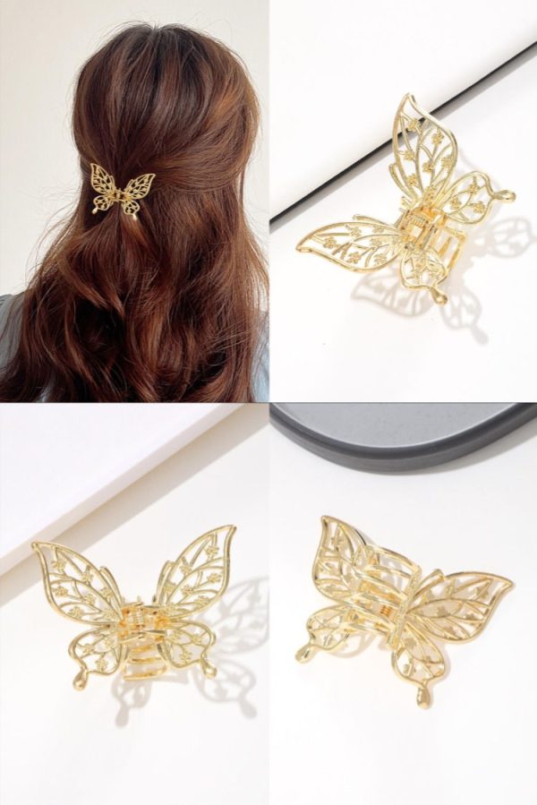 Butterfly Design Hair Claw Cute