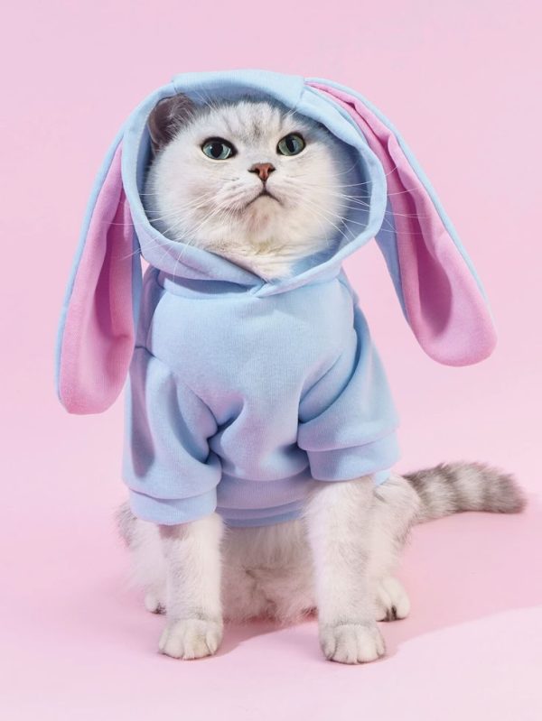 PETSIN Rabbit Ear Design Pet Hoodie