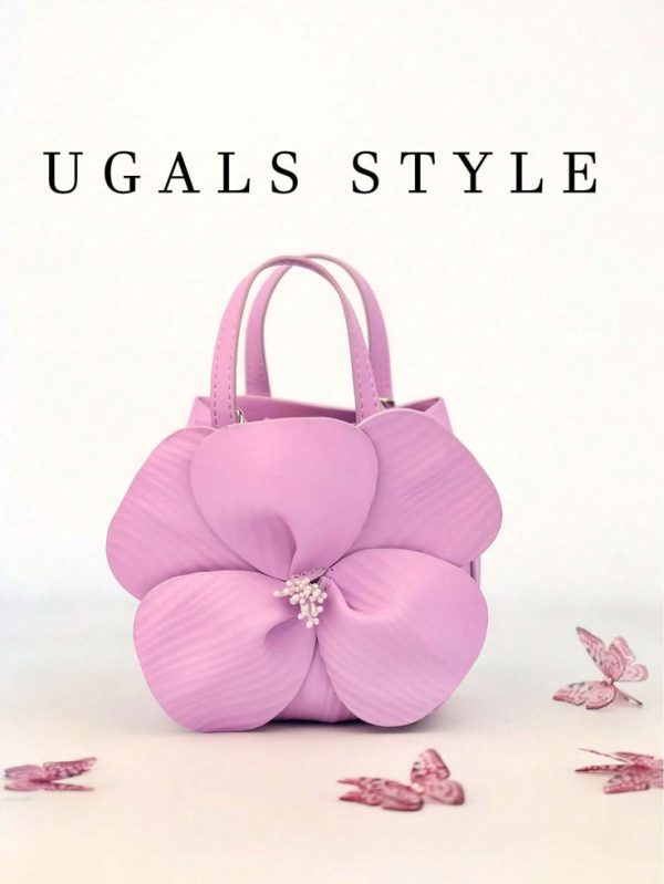 Luxury Flower Bridal Wedding Purse Party Prom Bucket Clutches Handbag
