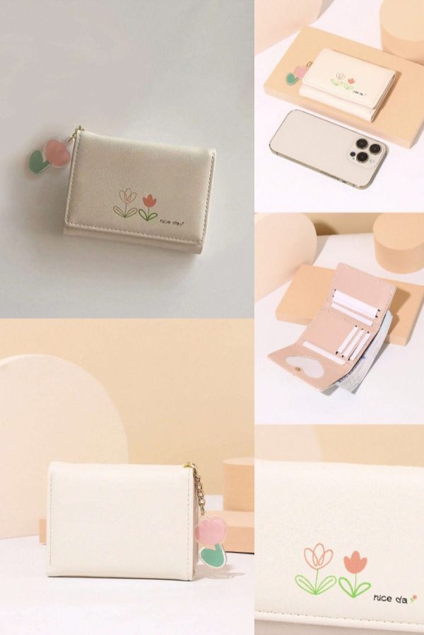 Flower Pattern Small Wallet