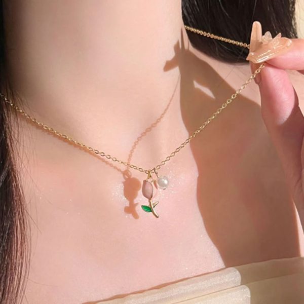 Faux Pearl Necklace