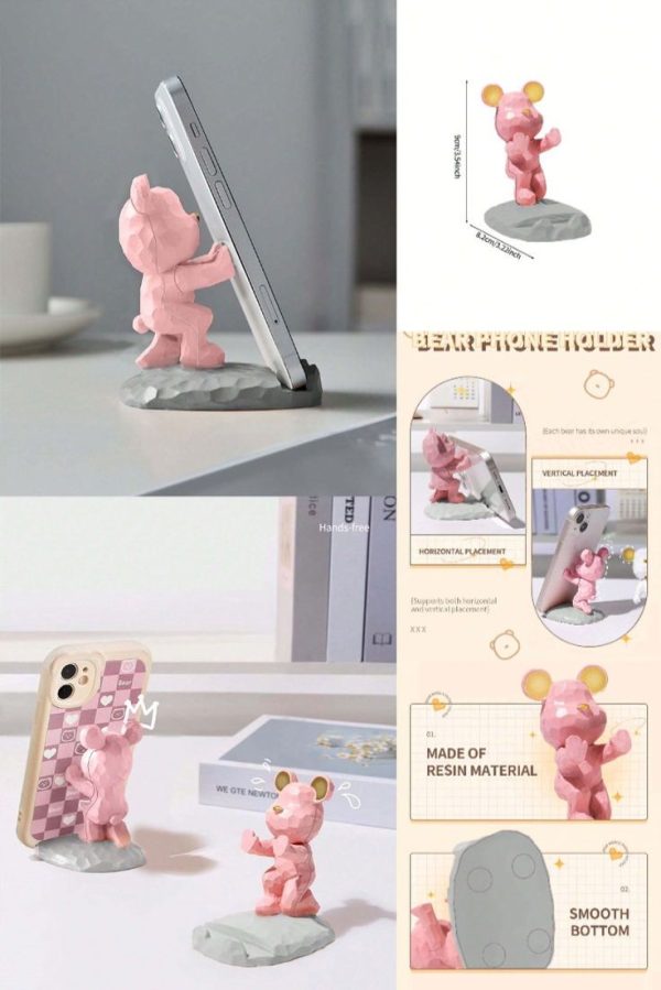 Cartoon Bear Shaped Phone Stand