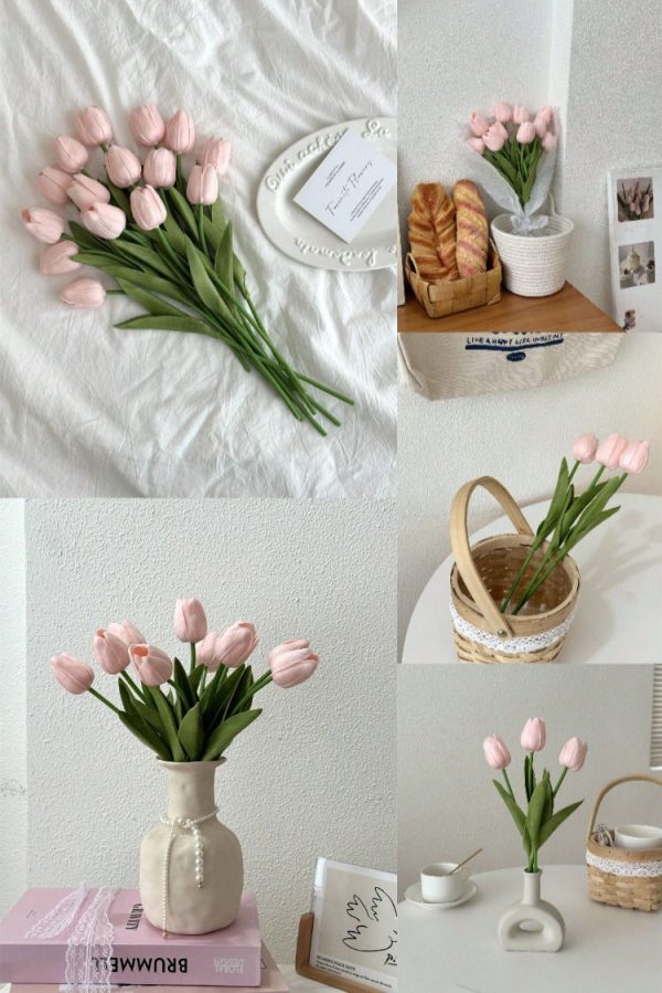 Tulip Artificial Flowers For Home Decoration