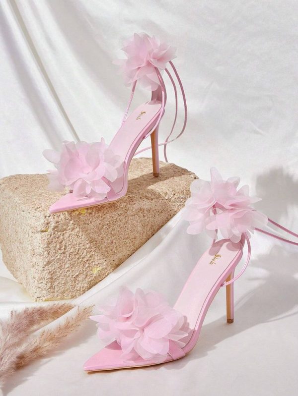 CUCCOO HITCHD Women's High Heeled Sandals For Summer Graduation Heels Prom Heels Vacation Shoes