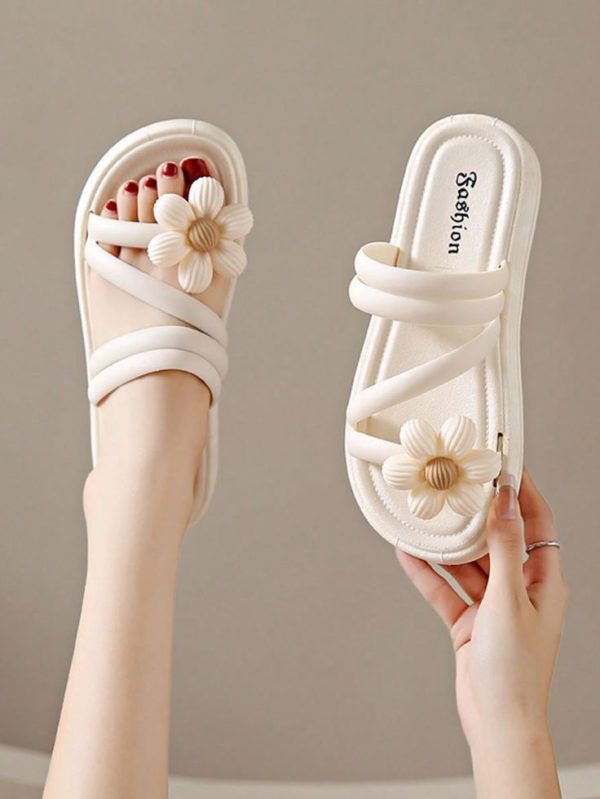 Women Summer Anti-Bacterial & Anti-Odor Breathable Thick Soft Lightweight Comfortable Sandals