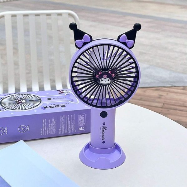 Cute USB Mini Electric Fan Portable Handheld Fan Rechargeable Fashion Cartoon
