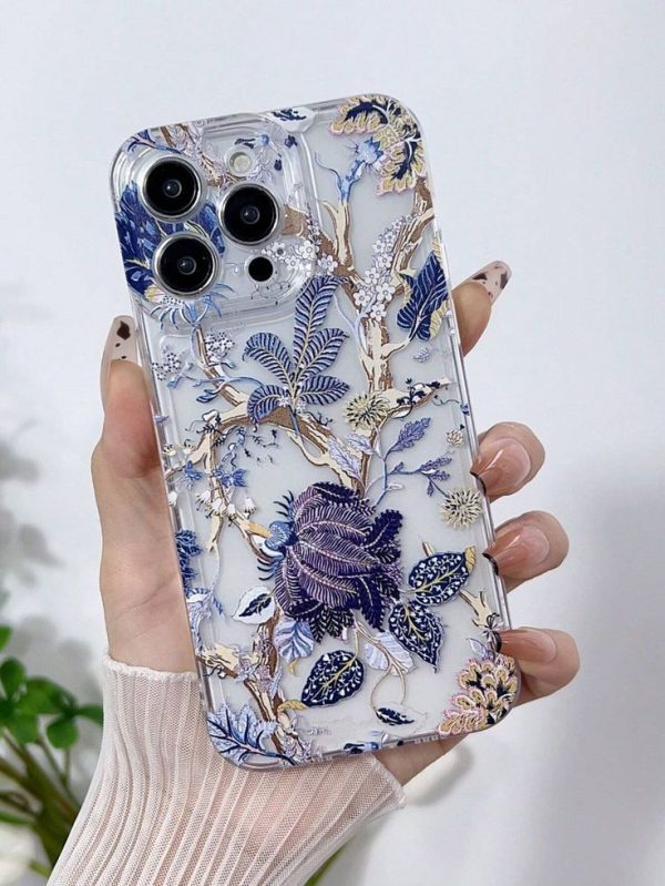 Summer Customized Space Shell Leaf Pattern Phone Case