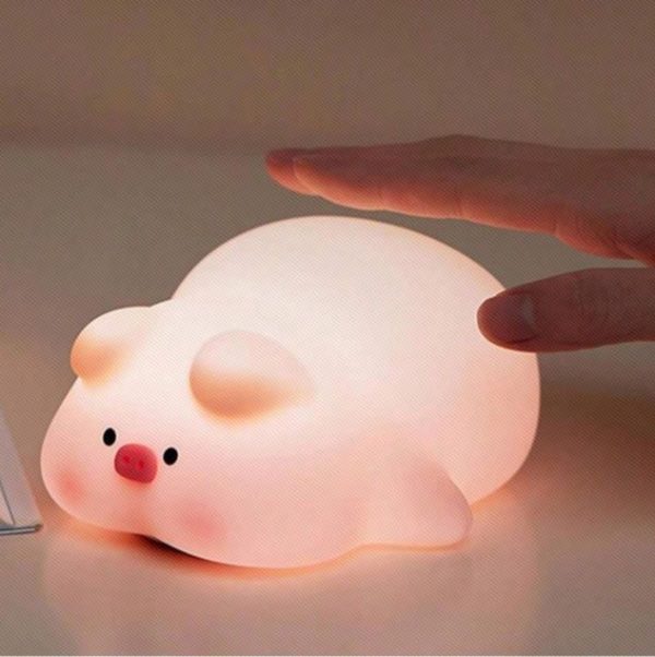 Light Touch Night Light, Dimmable And Rechargeable Cute Night Light