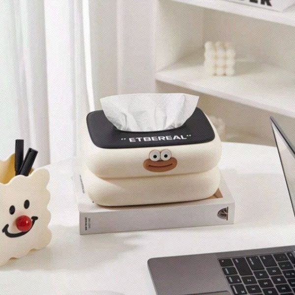 1pc Creative Cream Style Tissue Box