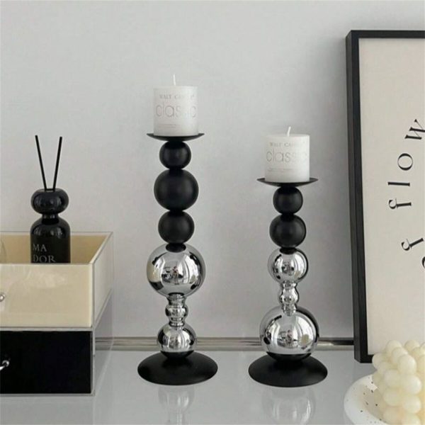 1pc Light Luxury Aroma Candle Holder, Vintage Romantic Table Decoration For Candlelight Dinner