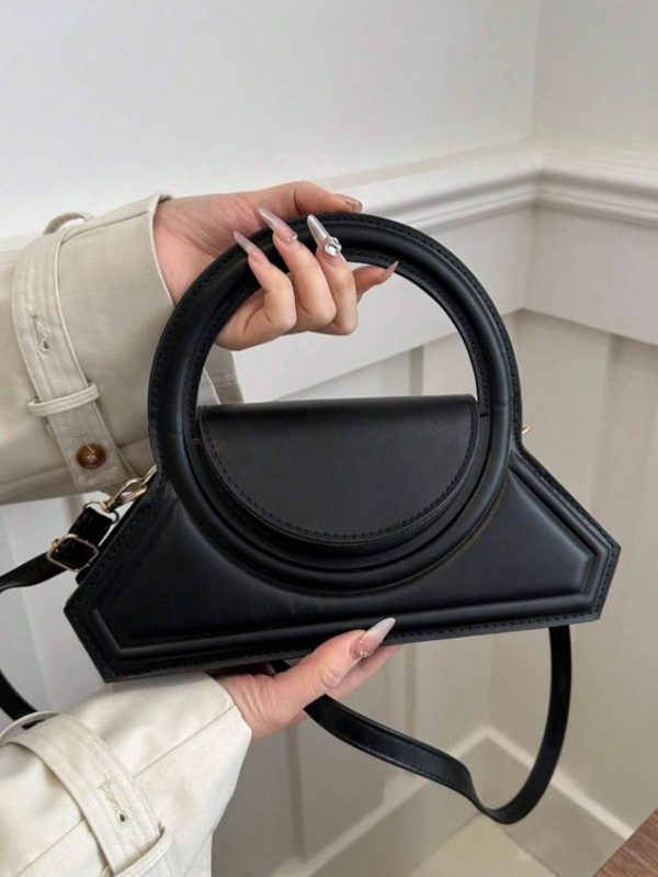 1 Fashionable Circular Hand-Held Shaped Bag
