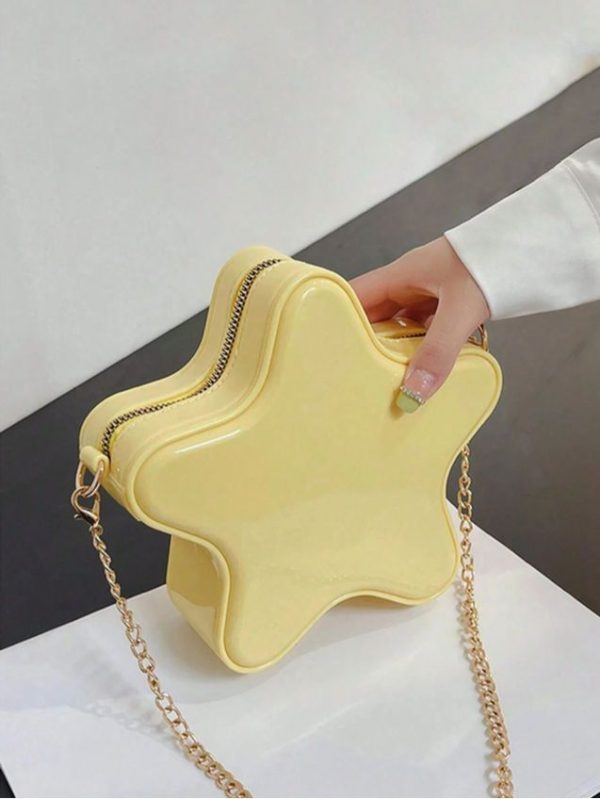 1PC Star Pattern Mini Cute Candy Color Crossbody Bags