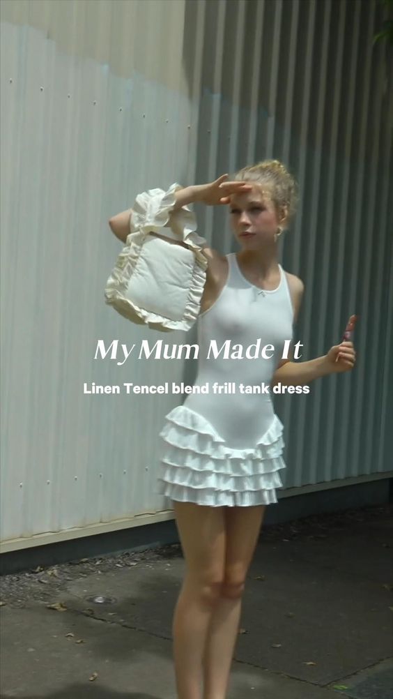 Frill Tank Dress