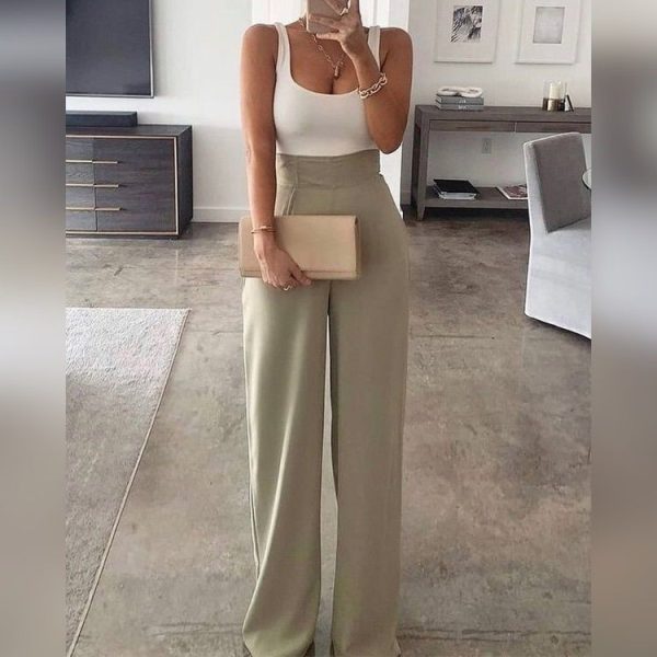 Chicme Pants & Jumpsuits | Jumpsuit | Color: Tan/White | Size: 9j