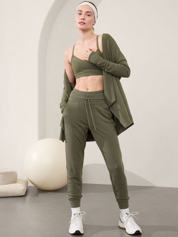 Athleta Women's Pranayama Restore Wrap Moss Plus Size 1X