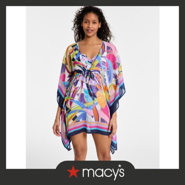 Bleu Rod Beattie Women's Living Color Caftan Swim Cover-Up - Multi