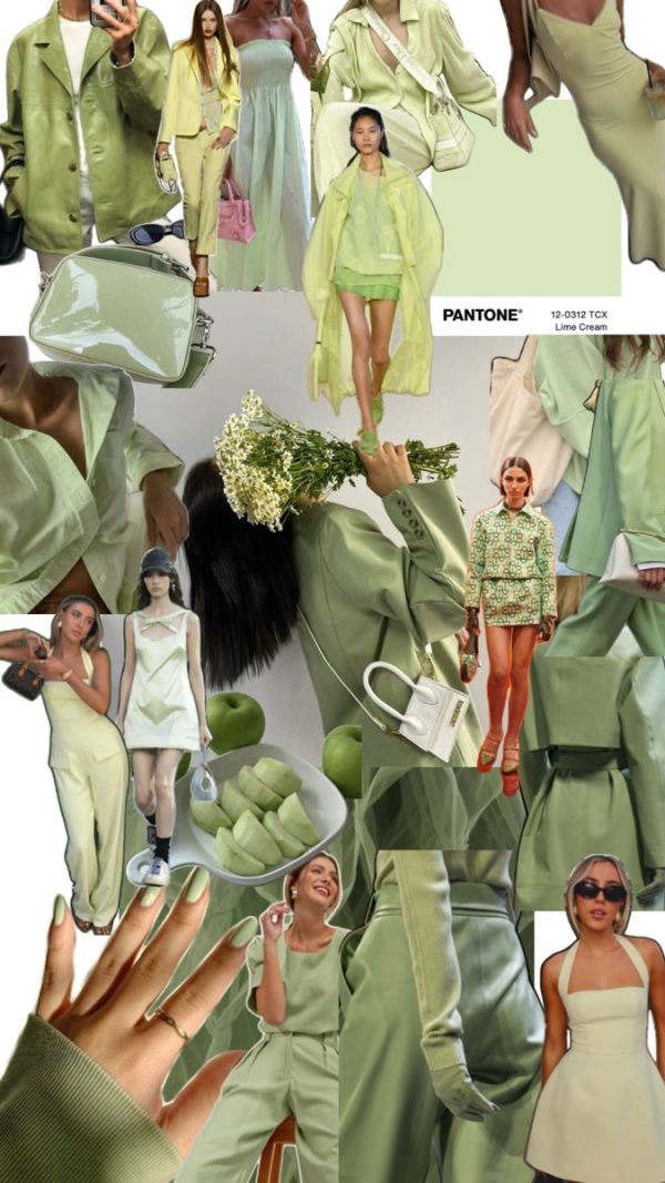 Lime cream aesthetic 2025