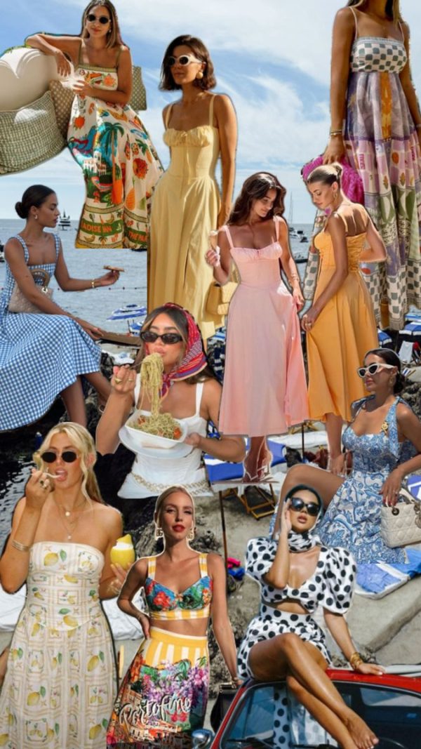 Amalfi theme luncheon 🩷💛🩵🧡