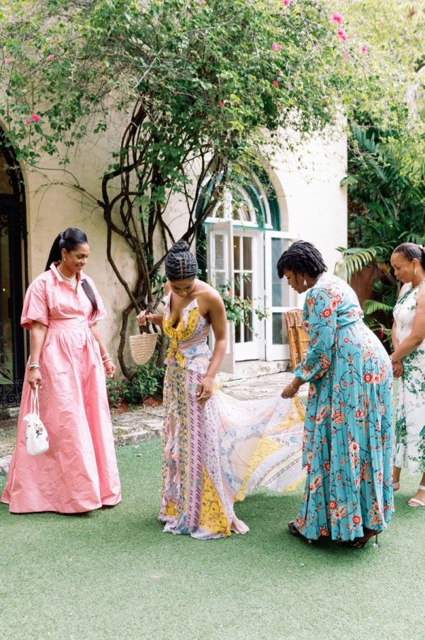 Telsha Anderson-Boone Wore a Dance-Ready Danielle Frankel Design for Her Miami Wedding