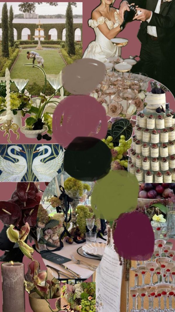 Wedding Mood board/Color Palette