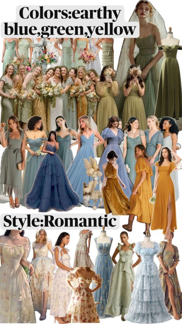 Bridesmaids dress theme
