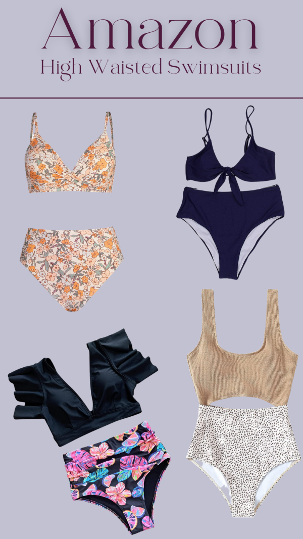 High Waisted Swim Suits