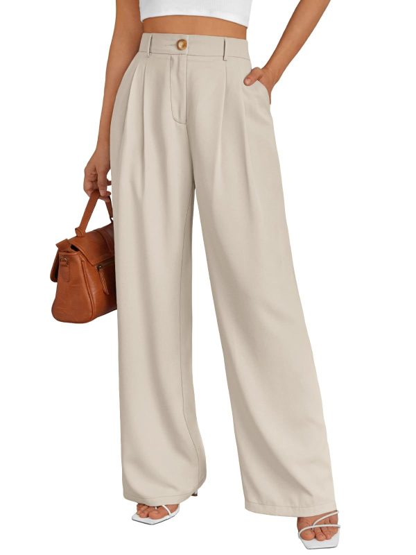 AUTOMET Womens Wide Leg Dress Pants Business Casual Work Outfits